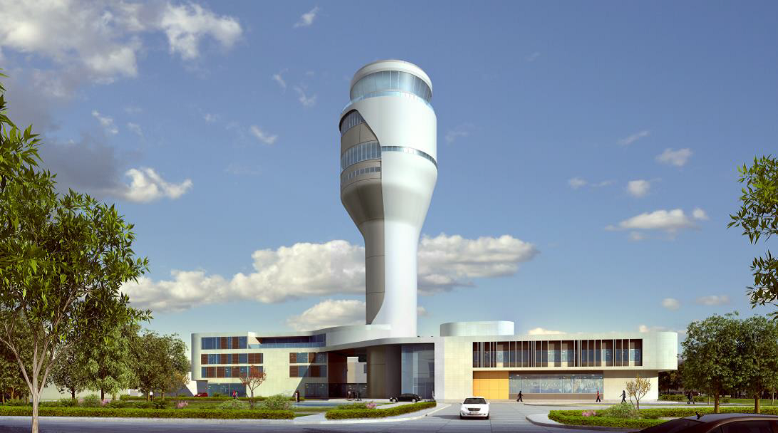 Sketch of Taoyuan Airport New ATC Tower