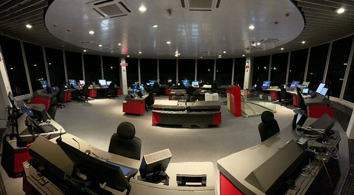 TAS in Tower control room
